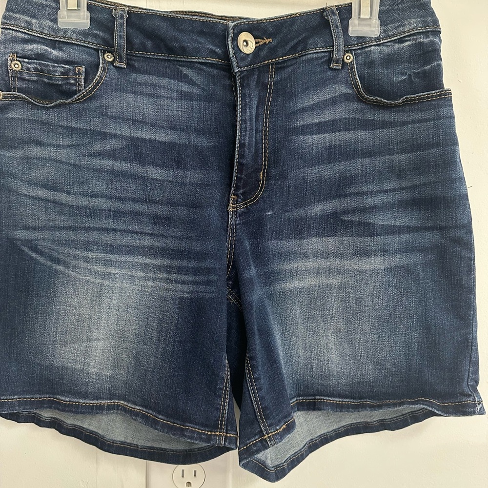 Cato Demin Stylish Blue White Shorts